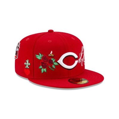 Sapca New Era Cincinnati Reds MLB Icon 59FIFTY Fitted - Rosii